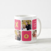 Saint Valentin Photo Collage Mug (Devant droit)