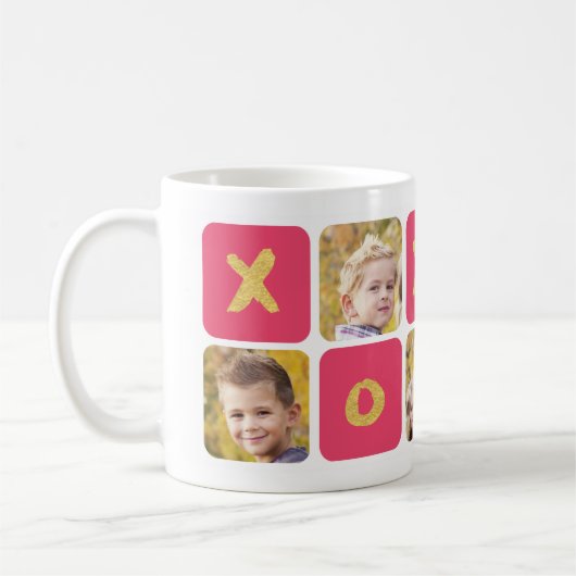 Saint Valentin Photo Collage Mug (Gauche)