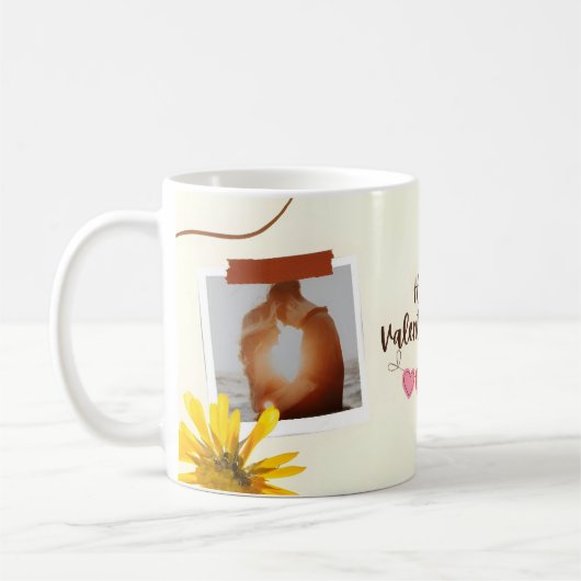 Saint Valentin Photo Mug Cadeau (Gauche)