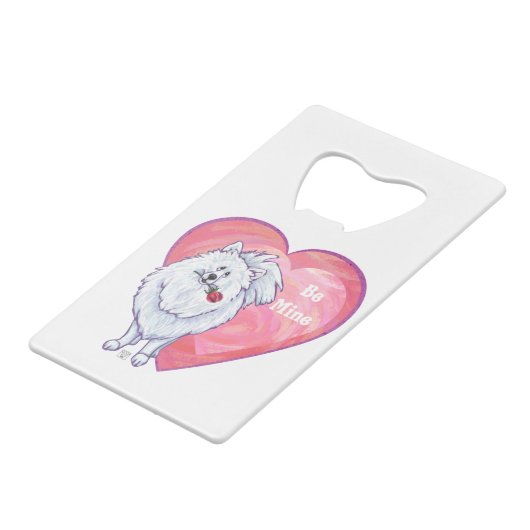 Saint Valentin Poméranie Blanche (Devant Angle)