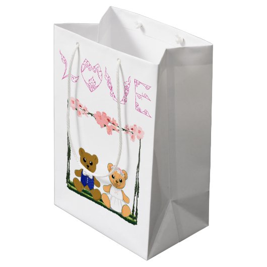 Saint-Valentin pour un sac cadeau (Dos Angle)