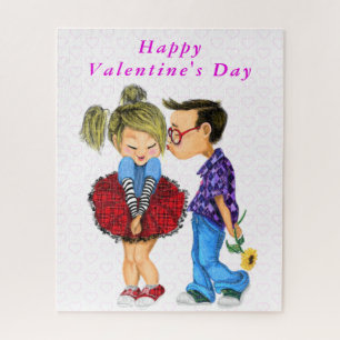 Saint Valentin Puzzle cadeau Romantique Couple Amo
