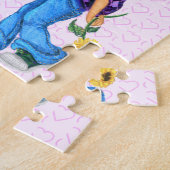 Saint Valentin Puzzle de cadeaux d'amour avec mign (Côté)