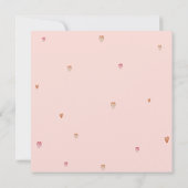 Saint-Valentin romantique avec carte de coeur flor (Dos)