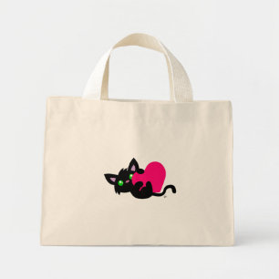 Saint Valentin Sac fourre-tout de Kitty Noir