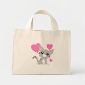 Saint Valentin Sac fourre-tout Grey Kitty (Devant)