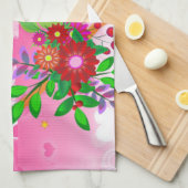 Saint Valentin Serviette de cuisine (Quart Plié)