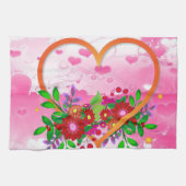 Saint Valentin Serviette de cuisine (Horizontal)