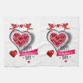 Saint Valentin Serviette de cuisine (Horizontal)