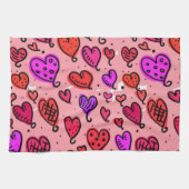 Saint Valentin Serviette de cuisine (Horizontal)