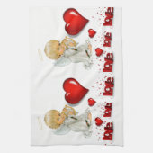 Saint Valentin Serviette de cuisine, Ange (Vertical)