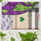 Saint Valentin Serviette de cuisine, Papillon (Plié)