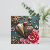 Saint-Valentin Steampunk | Modèle de photo (Debout devant)