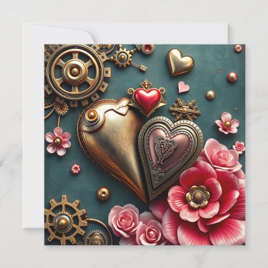 Saint-Valentin Steampunk | Modèle de photo (Devant)