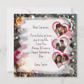 Saint-Valentin Steampunk | Modèle de photo unique (Dos)