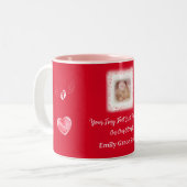Saint Valentin's Baby Loss Keepsaké Mug (Devant gauche)