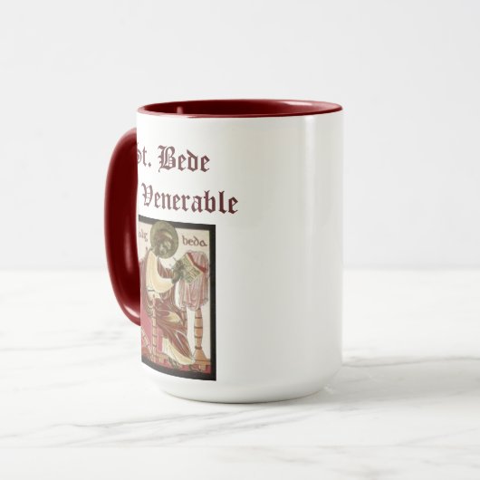 Saint Vénérable Bede Mug (Devant gauche)