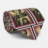 saint veronica en het heilige gezicht van jesus stropdas (Opgerold)