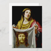 Saint Veronica Feestdagenkaart (Voorkant / Achterkant)