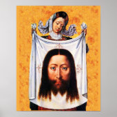 Saint Veronica Veil Suaire Saint Face 01A Poster (Devant)