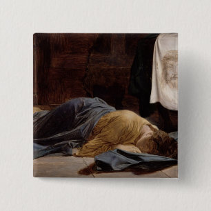 Saint Veronica Vierkante Button 5,1 Cm
