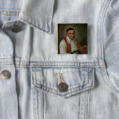 Saint Vincent de Paul 1649 Vierkante Button 5,1 Cm (In situ)