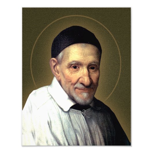 Saint Vincent de Paul Foto Afdruk (Voorkant)