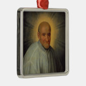 Saint Vincent de Paul Metalen Ornament (Rechts)