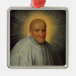 Saint Vincent de Paul Metalen Ornament