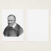 Saint Vincent de Paul Miséricorde Douce Art (Devant & derrière)