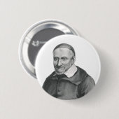Saint Vincent de Paul Ronde Button 5,7 Cm (Voorkant /achterkant)