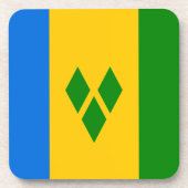 Saint Vincent en de Grenadines Bier Onderzetter (Voorkant)