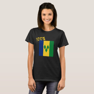 Saint Vincent en de Grenadines Flag Vincy T-shirt