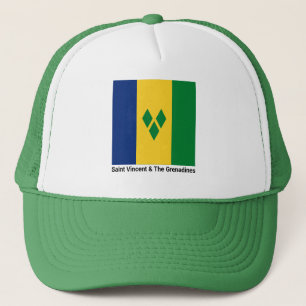 Saint Vincent en de Grenadines Flag Vincy Trucker Pet