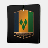 Saint Vincent en de Grenadines Keramisch Ornament (Links)