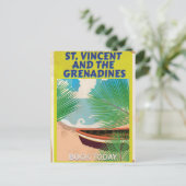 Saint Vincent en de Grenadines reisposter Briefkaart (Staand voorkant)