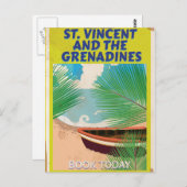 Saint Vincent en de Grenadines reisposter Briefkaart (Voorkant / Achterkant)