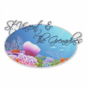 Saint Vincent en de Grenadines Sticker (Voorkant)