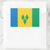 Saint Vincent en de Grenadines Vlag Sticker (Tas)