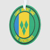 Saint Vincent en de Ronde van Grenadines Ornament (voorkant)