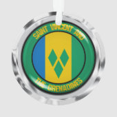 Saint Vincent en de Ronde van Grenadines Ornament (achterkant)