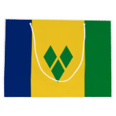 Saint Vincent Flag Groot Cadeauzakje (Achterkant)
