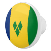 Saint Vincent Flag Keramische Knop (Rechts)