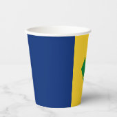 Saint Vincent Flag Papieren Bekers (Voorkant)