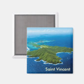 Saint Vincent magneet (Voorkant / Achterkant)