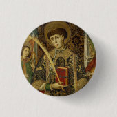 Saint Vincent Saragossa Deacon & Martyr Button (Voorkant)