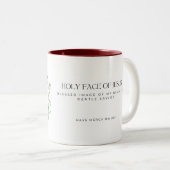 Saint visage de Jésus Mug (Devant droit)