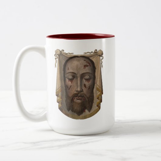 Saint visage de Jésus - Mug Voile de Veronica (Gauche)