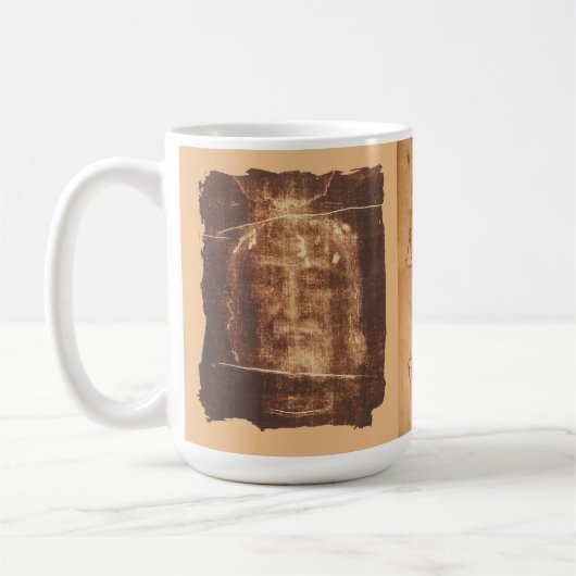 Saint-visage de Jésus - Sueur de Turin Mug (Gauche)