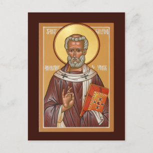 Saint Wilfred of York Prayer Card Briefkaart